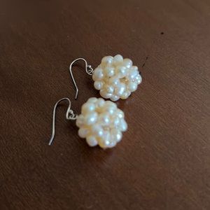 Handmade Pink Freshwater Pearl Earrings
